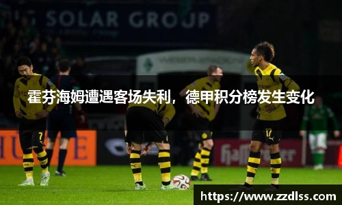 霍芬海姆遭遇客场失利，德甲积分榜发生变化